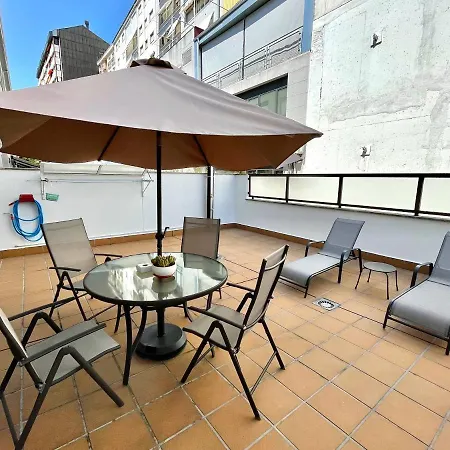 Apartmán Estudio Centrico 1 Con Terraza Y Parking Privado Ourense