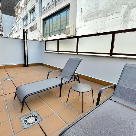 Estudio Centrico 1 Con Terraza Y Parking Privado Apartmán Ourense