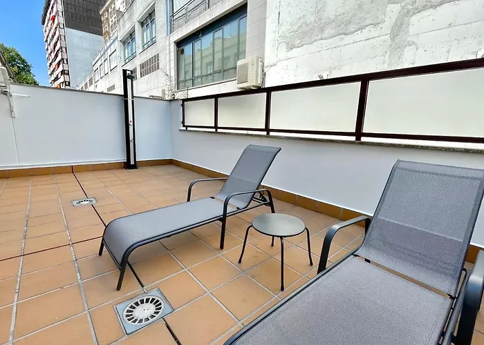Estudio Céntrico 1 Con Terraza Y Parking Privado Apartamento Ourense
